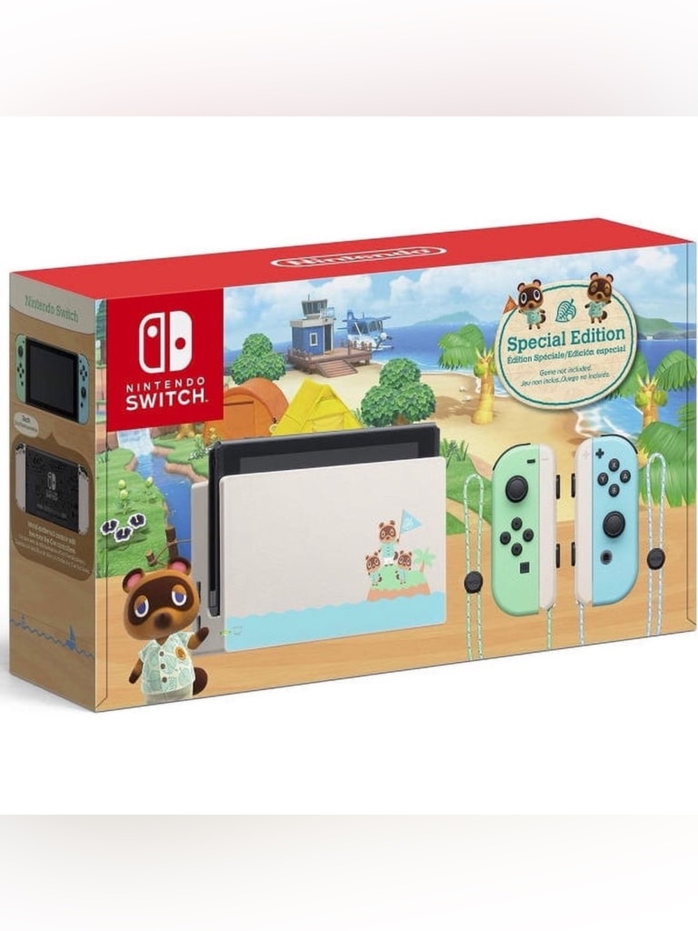 Nintendo Switch Animal Crossing Special Edition Console Minecraft Case